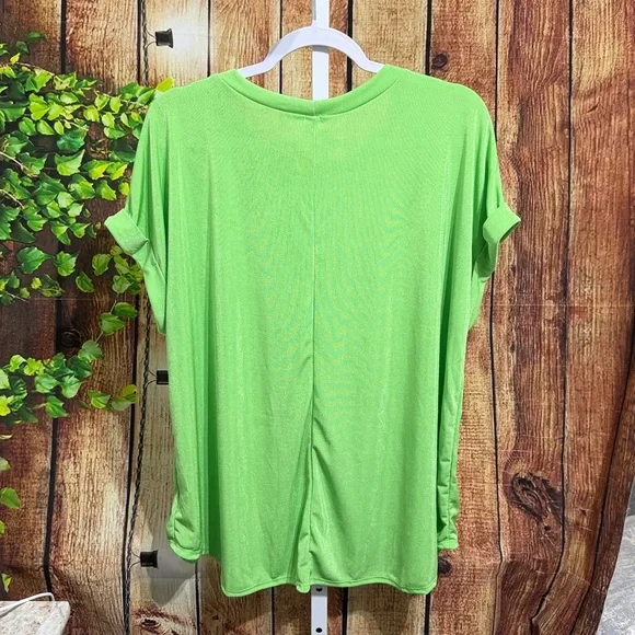 🚨(4/$10) Sew In Love Cuffed Slinky Blouse Size 2X - Picture 4 of 4